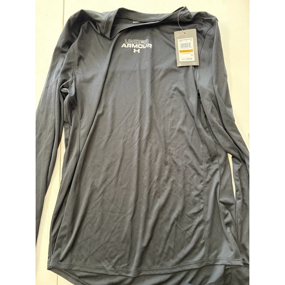 Under Armour Womens Long Sleeve Shooting Shirt Gray, NWT Small